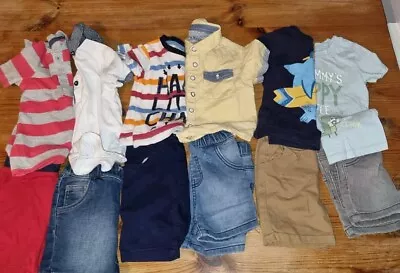 Baby Boy T-Shirt & Short Sets X 6 Age 12/18 Months Spring/summer  • $2.53