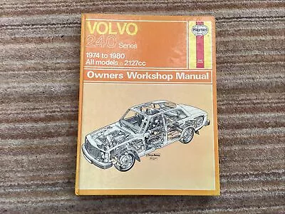 Haynes Manual Volvo 240 Series 1974-80 244245 Uk & 242242gt244245 Us Models • $10.09