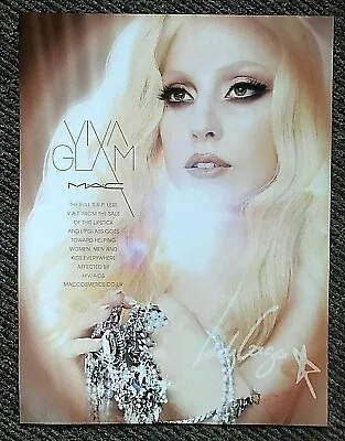 Vintage Original Vogue Magazine MAC Viva Glam Lady Gaga 2011 Art Picture Advert • £14.99