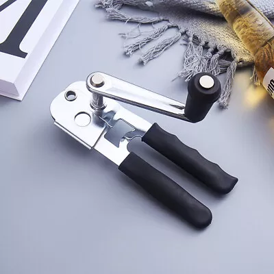 Home Heavy Duty Useful Hand Crank Can Opener Manual Tool Restaurant For Kitchen • £9.59