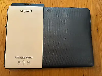 Knomo London Geometric Embossed Sleeve For Macbook Pro Retina 15  & Ultrabooks • £11