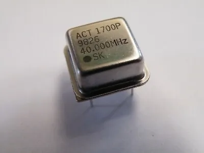 ACT Crystal Clock Oscillator 4 Pin 8 DIL Format 1700P 40MHz     BK5 GF56 • £3