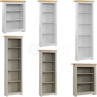 3 4 5 Tier Wooden Bookcase Shelf Shelving Tall Display Storage Wood Unit Stand • £35.99