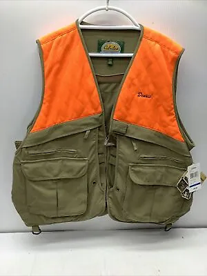 New Cabelas Outdoor Gear Fly Fishing Vest Hunting Size Large Neon Detail Pockets • $24.99