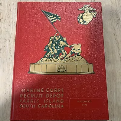 US Marine Corps Parris Island Yearbook 3/2/71- 5/4/71-Vietnam Era Platoon 321 • $30