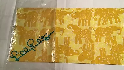 Vintage New 1970’s Lilly Pulitzer Fabric Yellow 2-1/2 Yards X 44” • $109