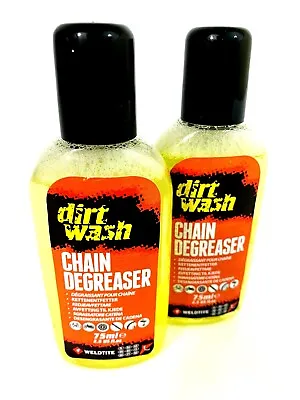 £8.99 • Buy X 2 Weldtite Dirt Wash Citrus Degreaser Cleaner 75ml Chain Bike Cycle Bicycle  