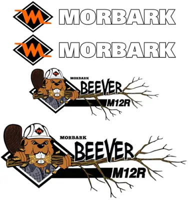 Morbark M12r Wood Chipper Replacement Logo Decal Kit • $149.95