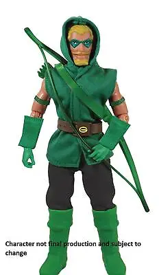 New 2022 Mego Green Arrow 8  Figure Moc! In Stock Now • $25.99