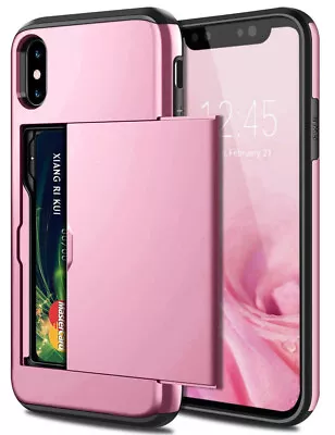 $8.95 • Buy For IPhone X XS Max XR IPhone 8 Plus IPhone 7 Plus Wallet Card Holder Case Cover