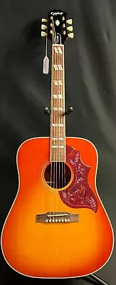 Epiphone 'Inspired By Gibson' Hummingbird Acoustic-Electric Guitar Aged Cherry • $699.95