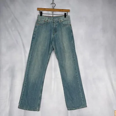 Vintage Levis Jeans Mens 28x32 Skinny 511 Stretch Blue Denim Pants (27x30) • $18.12