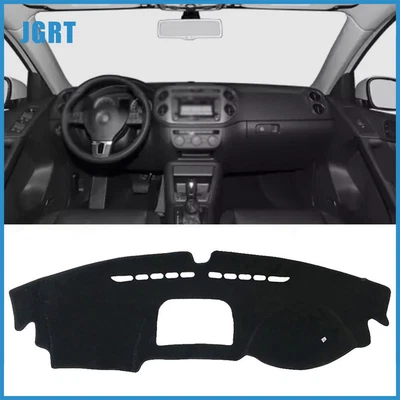 $22 • Buy Dashboard Cover Dash Mats Shading Protective Pad For VW Tiguan 2009-2015 Black
