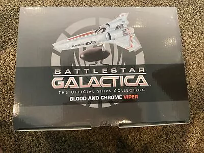 Battlestar Galactica (BLOOD AND CHROME) VIPER  NEW IN BOX Eaglemoss VERY RARE!! • $190