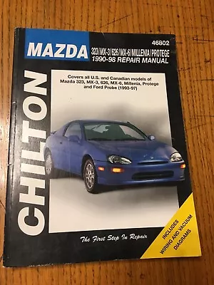 Mazda MX3 MX6 323 1990-1998 Shop Service Repair Manual Wiring Diagrams Engine AC • $19.99