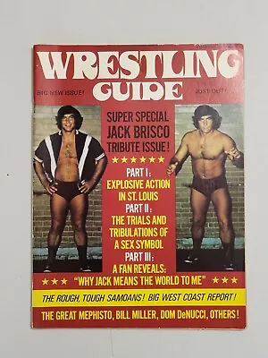 Vintage Wrestling Guide Magazine Feb 1973 Samoans Dominic DeNucci Jack Brisco • $10