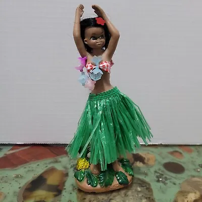 Vintage Rubber Hula Doll Dancer Girl Hawaii Kitsch 1970s Souvenir Luau Dashboard • $15