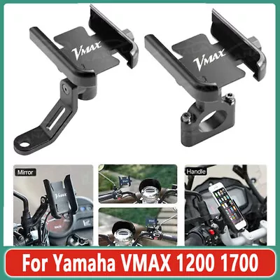 CNC Phone Holder Aluminum Alloy Stand VMAX Accessories For Yamaha VMAX 1200 1700 • $18.39