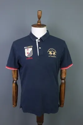 La Martina Buenos Aires Polo Addicted Short Sleeve Summer Polo Shirt Size XL • $45