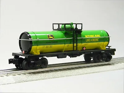 LIONEL JOHN DEERE TANK CAR O GAUGE Tanker Railroad Railway Train 2123040-T NEW • $71.07