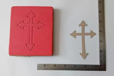 £10 • Buy Wooden Die - Fancy Cross (Fits Sizzix Big Shot)
