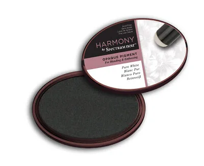 £5.99 • Buy Spectrum Noir Harmony Opaque Water Based Pigment Blendable Ink Pad - Pure White