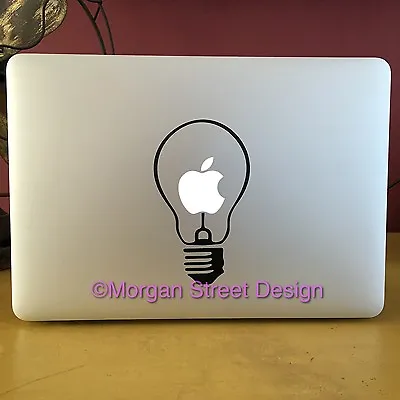 Light Bulb Vinyl Decal Sticker Skin For Apple MacBook Pro Air Mac 11/13/15  • $3.49