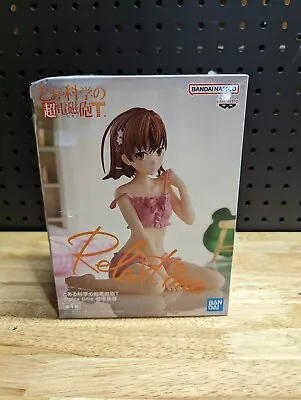 A Certain Scientific Railgun T Mikoto Misaka Figure Relax Time BANPRESTO • $39.99