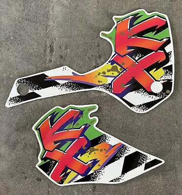 Kawasaki 1995 KX80 (Big Wheel) Shroud & Tank Decal Set / Sticker Kit • $120