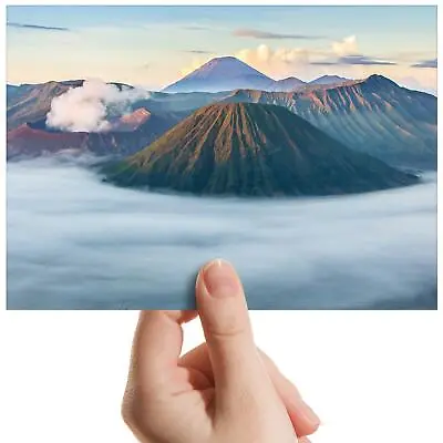 Mount Bromo Indonesia Volcano Small Photograph 6 X4  Art Print Photo Gift #8082 • $5.04