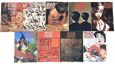 Man Myth & Magic Magazines Vintage 1974 Part 21 - 29 Illustrated • $45.97