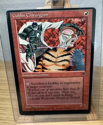 *** Miscut Goblin Chirurgeon *** MTG 1994 Fallen Empires Vintage Magic • $6.99