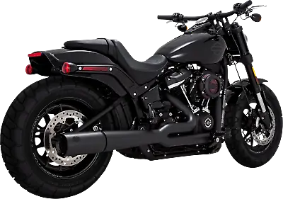 Vance & Hines Black Pro Pipe Exhaust System 2017-2023 Harley Softail 47387 • $1249.99