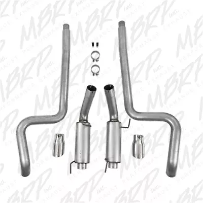 MBRP 3in Catback Exhhuas 05-10 Ford Mustang GT 4.6L Dual Split Rear Race Version • $474.99