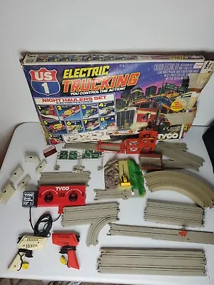 $179.99 • Buy TYCO US 1 Night Haulers Set #3219 Track No Cars UNTESTED FOR PARTS Incomplete 