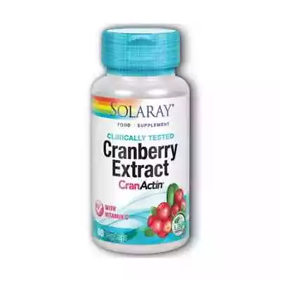 Solaray Cranberry Extract CranActin With Vitamin C 60 VegCaps • £16.99