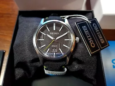$149 • Buy Seiko SUR517 Big Date Sapphire Crystal Quartz Watch Retail $260!!!