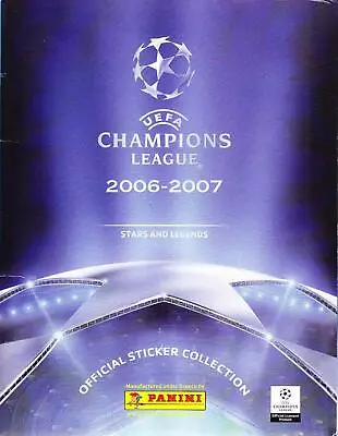 Panini CL 2006 2007 5 Stickers Choose Choose Pick UEFA Champions League 06 07 • $1.59