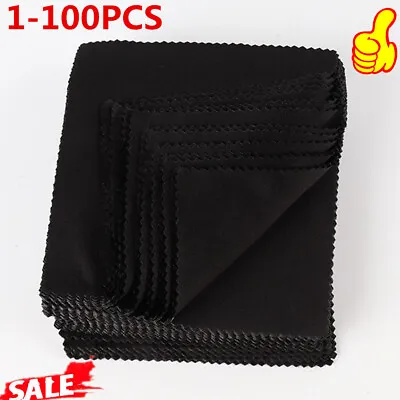 1-100Pcs Cleaning Cloth Microfiber Cleaner Camera Glasses Lens  Eyeglasses • $1.69