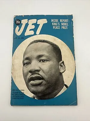 Martin Luther King Jr.  October 29 1964 Nobel Peace Prize Jet Magazine • $130