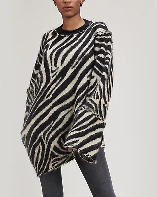 $700 • Buy *RARE* Alexa Chung Zebra Knit Sweater
