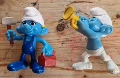 Smurffs Figures McDonalds Happy Meal Toy 2013 Harmony Handy  • £6