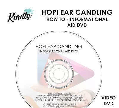 Instructional Guide To Hopi Ear Candling - VIDEO DVD GUIDE  • £2.49