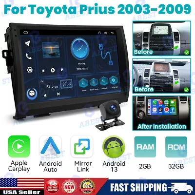 For 2003-2009 Toyota Prius Car Radio JBL Stereo GPS Navi Wifi Carplay Head Unit • $141.86