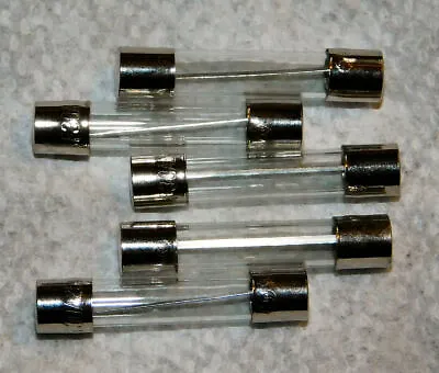 (5) 10A 10 Amp 250V FAST BLOW Glass Fuse .25  X 1.25  6X30mm Fast USA Shipping • $3.69