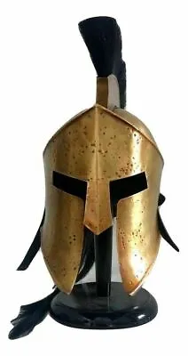 £80.99 • Buy Greek Spartan Corinthian Helmet W/ Plume Armor Medieval Knight Warrior Costume