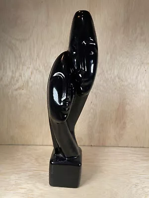 Vintage Modern Ceramic Figurine Black • $15