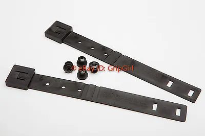 Black MOLLE Malice Clips & Mounting Hardware Kydex Holster Battle Belt Loops OWB • $12.95