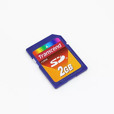 Transcend 2GB SD Card Secure Digital Card NON HC 2GB For Old Cameras • $8.75