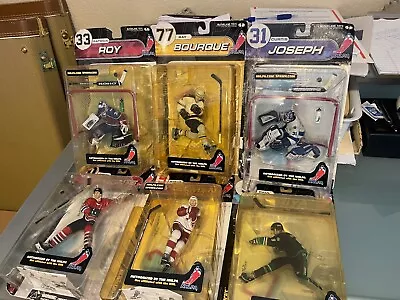 Mcfarlane Toys Nhlpa Series 1 Set Joseph/yzerman/bourque/roy/amonte/kariya • $59.95